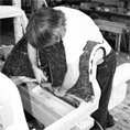 David Gundry wool arm padding